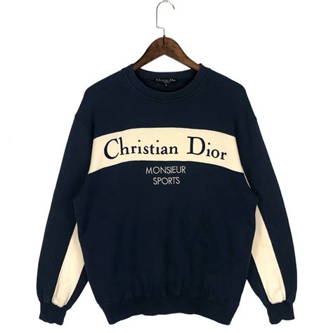 air dior blue sweatshirt|vintage christian Dior sweatshirt.